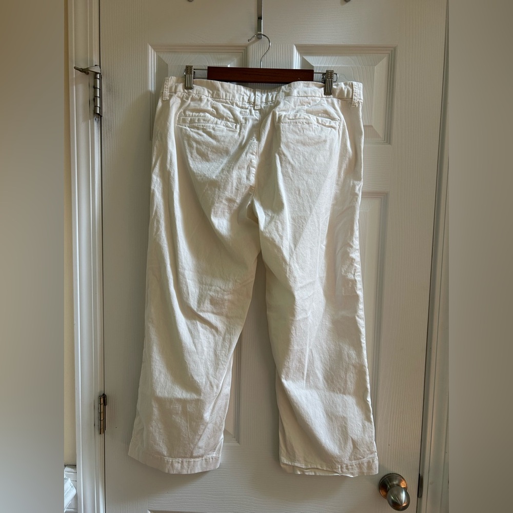 Frank & Eileen WESTPORT The Italian Wide-Leg Chino Size 12 - Picture 6 of 8